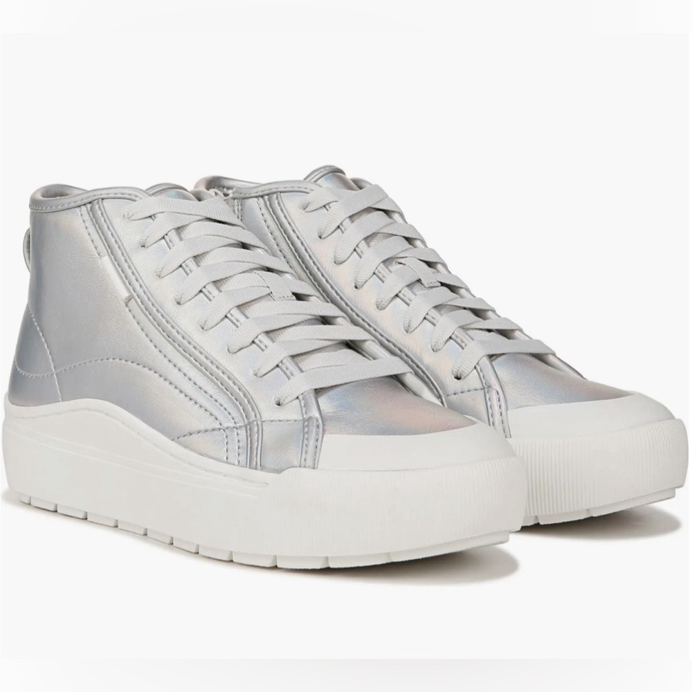 Dr. Scholl's Silver High-Top Sneakers